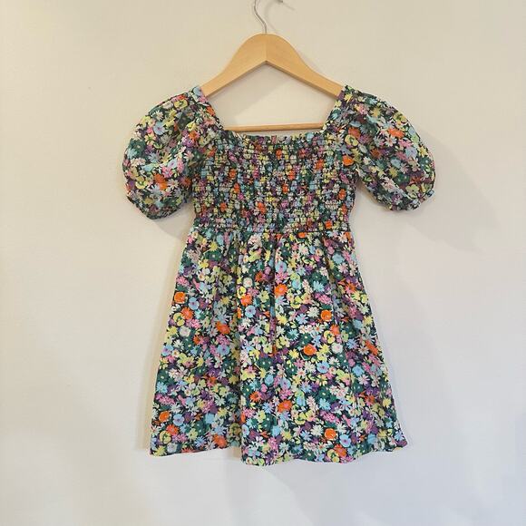 Gap Smocked Top Floral Dress sz S Girls Summer Dress - Picture 6 of 6